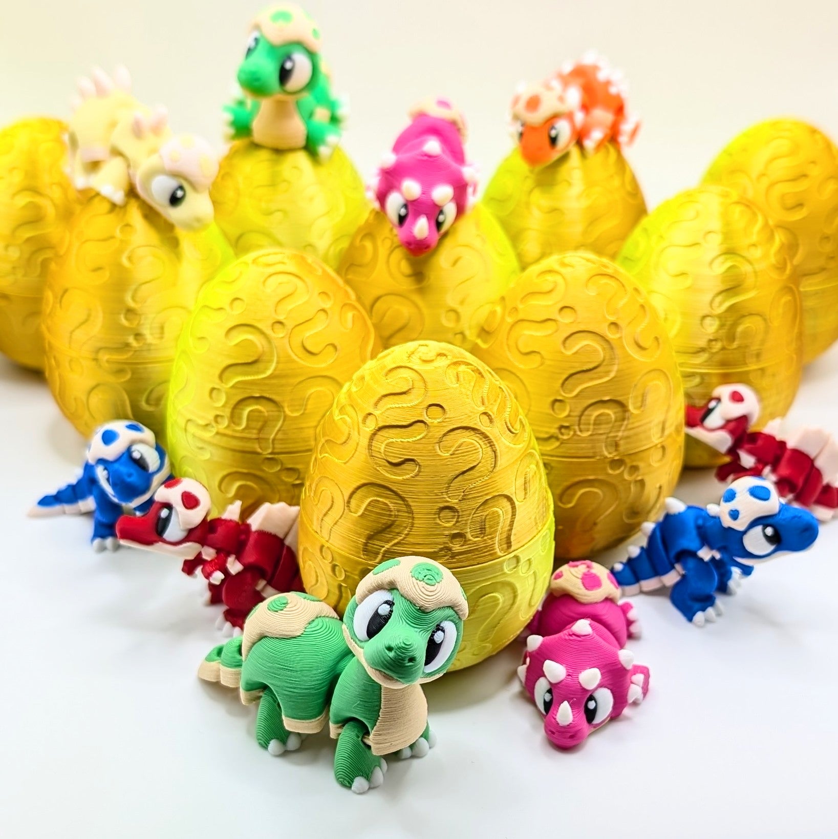 Mini Flexi Dino´s im Ei